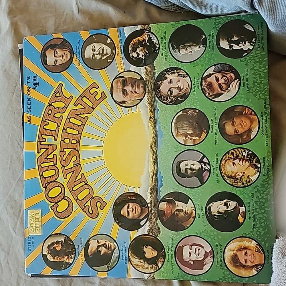 Country Sunshine vintage lp record